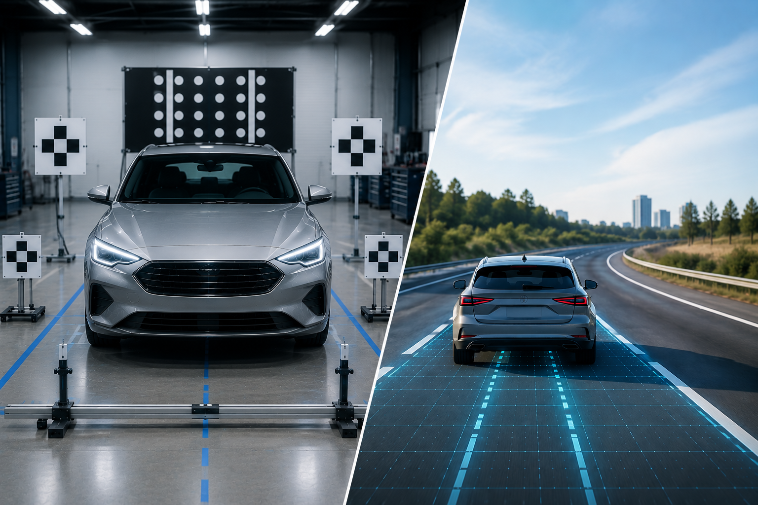 Static vs. dynamic ADAS calibrations